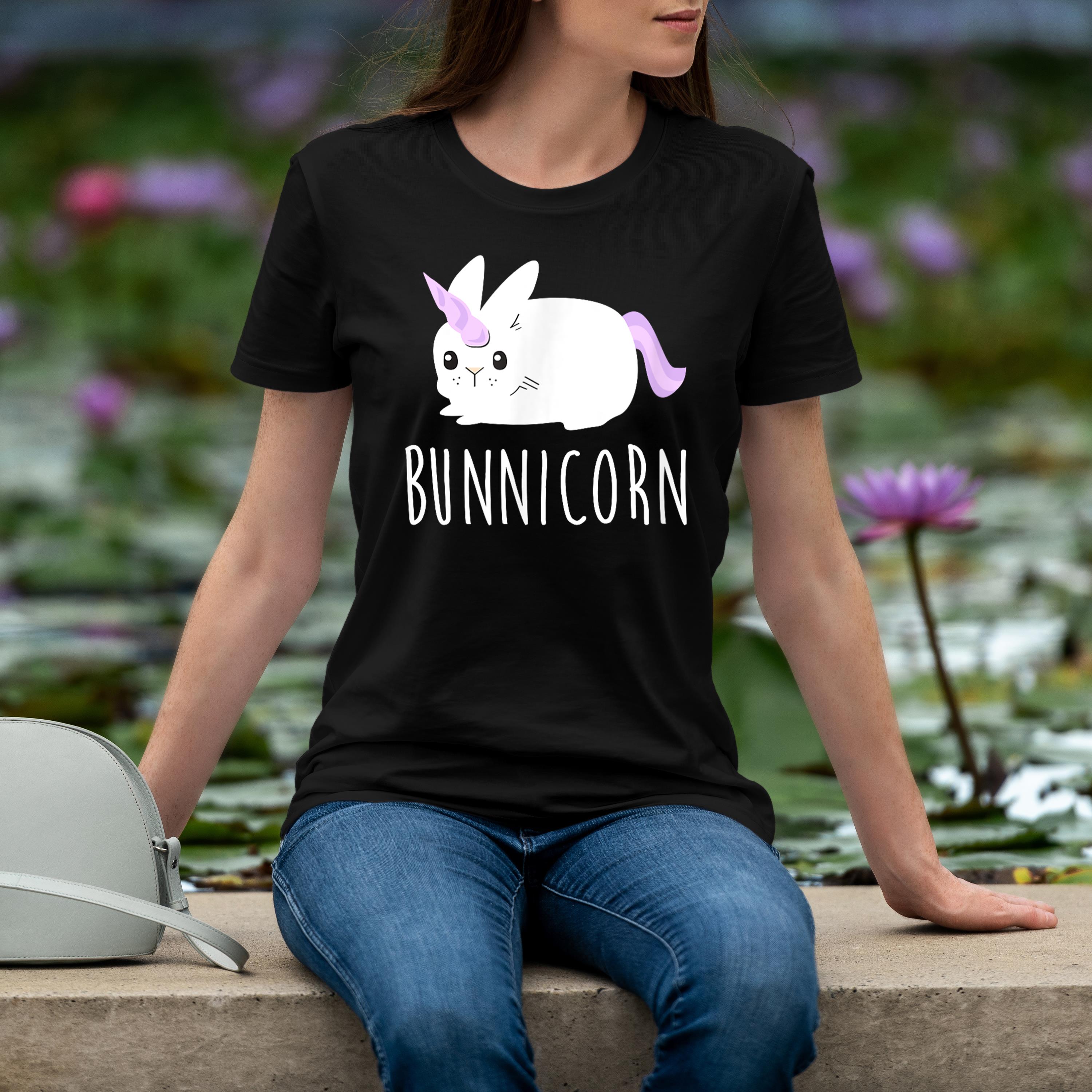 Bunnicorn Shirt Funny Cute Bunny Unicorn Magic Easter Gift Shirt 